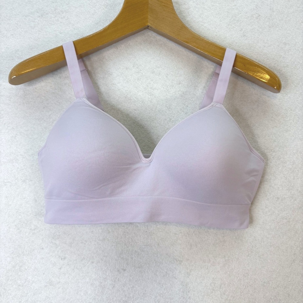 Underoutfit Style 467 Infinite Support Wireless Bra Lavender Women XL Adjustable